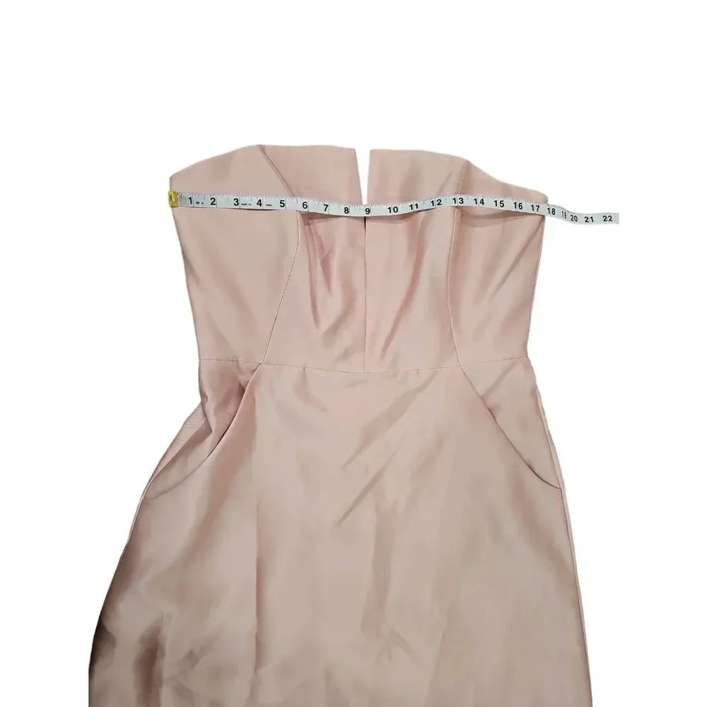 Alfred Sung Strapless Maxi Dress Size 14 - Picture 10 of 12